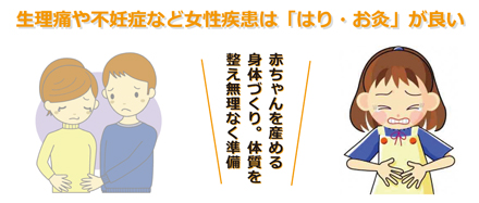 不妊症・生理痛は鍼灸治療が効果的です
