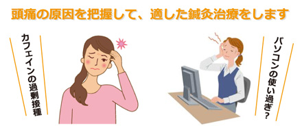 頭痛の原因とはり治療